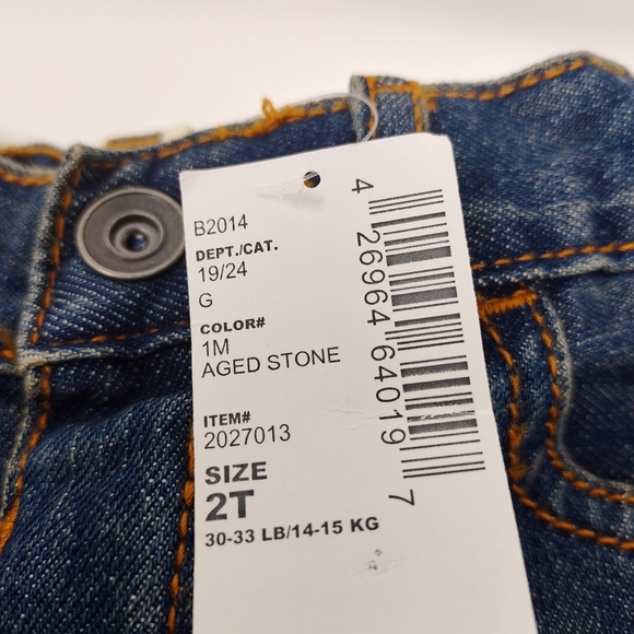 Boy's Straight Childrens Place Jeans Denim Size 2T - Picture 4 of 4